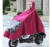 Mobility Scooter Rain Cover, Multifunctional Waterproof Outdoor Poncho Backpack Raincoat for Cycling, Windproof Hooded Rain Cape for Men and Women