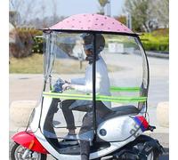Mobility Scooter Rain Cover - Waterproof Protective Canopy for Electric Cars & Scooters, Fold-Away Universal Shade, Motorcycle Rain Shelter
