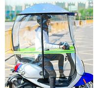 Mobility Scooter Rain Cover - Waterproof Protective Canopy for Electric Cars & Scooters, Fold-Away Universal Shade, Motorcycle Rain Shelter