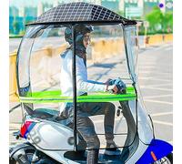 Mobility Scooter Rain Cover - Waterproof Protective Canopy for Electric Cars & Scooters, Fold-Away Universal Shade, Motorcycle Rain Shelter