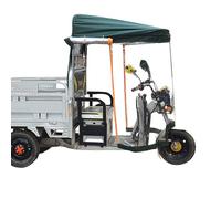 Mobility Scooter Rain Cover,Windproof Electric Tricycle Cover, Reflective Canvas Awning, Tricycle Frame Canopy, Rain Sun Snow Proof (Size : 100cm/39in)