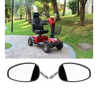 Mobility Scooter Reflective Mirror, Perfect Match Professional Mobility Scooter Rear View Mirror, Quality Stainless Steel Material Room Rest Office for Home