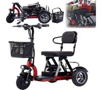 Mobility Scooters Comfortable Seat Ideal for Elderly Disabled Foldable Lightweight 3Wheel Mobility Scooter Up to 45km Battery Life (1)