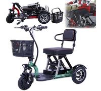 Mobility Scooters Comfortable Seat Ideal for Elderly Disabled Foldable Lightweight 3Wheel Mobility Scooter Up to 45km Battery Life (2)