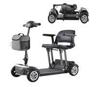 Mobility Scooters for Adults Duty 4 Wheel Mobility Scooters Scooters for Senior Citizens Easy Folding Comfortable Seat for the Elderly, Disabled 20A