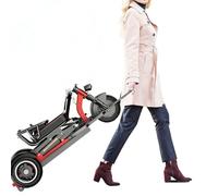 Mobility Scooters for Adults,Foldable Lightweight 3-Wheel Mobility Scooter - Folding Mobility Scooter Up to 45km,Ideal for Elderly & Disabled Light Weight Mobility Scooter