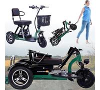 Mobility Scooters for Adults Foldable Lightweight 3-Wheel Mobility Scooter for Seniors with Charger and Basket Comfortable Seat Scooter Ideal for Disabled
