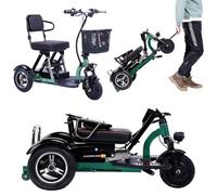 Mobility Scooters for Adults Foldable Lightweight 3 Wheel Mobility Scooter Up to 45km Battery Life Comfortable Seat Ideal for Elderly Disabled (2)