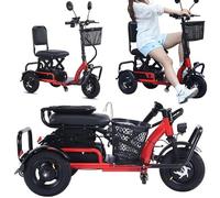 Mobility Scooters for Adults Foldable Lightweight 3-Wheel Mobility Scooter with Comfortable Seat Versatile Mobility Scooter for Elderly and People with Limited Mobility (A)