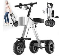 Mobility Scooters For Adults Light Weight Foldable, 3-Wheel Folding Mobility Scooter, Electric Scooter For Seniors, Lightweight Design, Comfortable Seat, Ideal For Elderly(For 2 People)