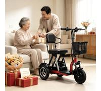 Mobility Scooters for Adults Lightweight Foldable, Ultra-Light Folding Mobility Scooter for Travel - Up to 45km Battery Life - Comfortable Seat - Ideal for Elderly & Disabled
