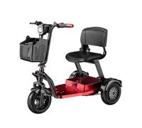 Mobility Scooters for Adults - Motorized 3-Wheel Travel Wheelchair for Seniors, Lightweight, Foldable Design with Charger and Basket, Comfortable for Easy Use