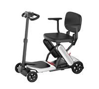 Mobility Scooters for Adults,Scooter Lightweight，Small, Lightweight, Folding Electric Wheelchair Specifically Designed Ideal for Elderly & Disabled White,6A