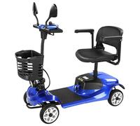 Mobility Scooters for Adults，Sport Mobility Scooter，Scooters for Senior Citizens，Comfortable and Foldable Design，For All Terrain Blue