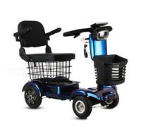 Mobility Scooters, Mobility Scooter for Adults, 4 Wheel Electric Wheelchair Device with LED Headlight,Basket, Control Panel,Lightweight Portable,for All Terrain