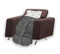 Mobility Smart Chair Cosy/Cosysit with Inside Pocket & Easy Zip - Medium - Grey | Adult Fleece Lined Warm Comfort Blanket Leg Cover Zipped 100% Waterproof Weather Proof