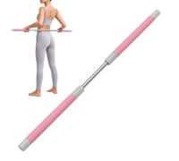 Mobility Stick Flexibility Balance Yoga Equipment | Exercise Bars Stainless Steel for Home Workout, Gym, Studio, Pilates, Women, Beginners