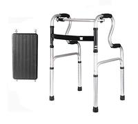 Mobility Walker Rollator Walker Standard Walkers for Seaiors Mobility Aid Height Adjustable Folding Walker Lightweight Frames for Old Man Rehabilitation