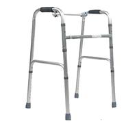 Mobility Walker Walking E Without Wheels, Folding Mobility Walker Narrow Walking ES for The Elderly, Disability Walking Aids, Foldable Walker for Adults,Silver Atmosphere