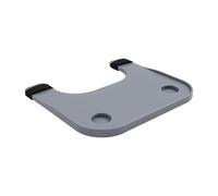 Mobility Wheelchair Tray, Detachable Table with 2 Cup Holder, Raised Edges, Wheelchair Accessories for Wheelchairs Armrest Spacing of 15.75-19.69 inches, Grey, 110.23lbs Load Capacity