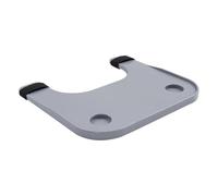 Mobility Wheelchair Tray, Detachable Table with 2 Cup Holder, Raised Edges, Wheelchair Accessories for Wheelchairs Armrest Spacing of 15.75-19.69 inches, Grey, 110.23lbs Load Capac