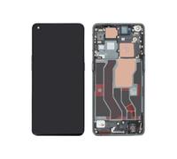 Mobilte TM Compatible with Oppo Find X3 Pro Complete Screen Black (with Chassis)