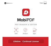 MobiPDF Lifetime | Full Access to PDF Editing, Signing & Security Features | 5GB MobiDrive Storage | One-Time Purchase, No Subscription