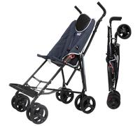 MobiQuip XL Carbon Stroller, Blue - for Older Children up to 60kg