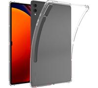 MOBISTAR Case for Samsung Galaxy Tab S9 Plus 12.4 Inch X810 / X816B, Advanced Airbag Drop Protection,Flexible Silicone TPU Shockproof Anti-Scratch, Slim-Fit Case Tab S9 Plus 12.9'' Clear