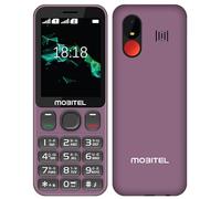 Mobitel 1010 4G SIM Free Mobile Phone for Elderly Big Button Senior Mobile Phone Dual SIM Unlocked 2.8" Large Display SOS Emergency Button Loud Speaker USB-C Bluetooth FM Radio Long Battery (Purple)