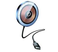 Mobitel 15W MagSafe Wireless Charger Magnetic Wireless Charging Pad USB-C Fast Wireless Charger for iPhone 12-17 Series & Samsung Galaxy S23-S25 Ultra-Slim Clear Design