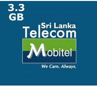Mobitel 3.3 GB Data Mobile Top-up LK