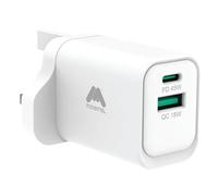 Mobitel 45W GaN USB C Charger Plug UK, Dual Port USB C PD PPS & USB A QC Fast Charger, USB C Wall Charger Power Adapter for MacBook Air iPhone 17 16 15 Samsung S25 S24 Ultra Pixel iPad (White)
