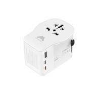 Mobitel Universal Travel Adapter Worldwide 65W USB C PD All in One International Travel Plug Adapter for UK EU USA Australia Fast Charging Travel Charger with USB C & USB A for MacBook Laptop Samsung