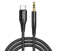 Mobitel USB C to AUX Cable 1M, USB C to 3.5mm Jack Audio Cable with DAC Hi-Fi Stereo Sound, Nylon Braided Type C Aux Lead for Car Stereo Headphones Speakers iPhone 17 16 15 Samsung Galaxy Pixel iPad