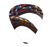 Mobius Strip Printed pick set - 12 pieces, thin, medium and thick guitar picks, suitable for guitar, bass, electric guitar and ukulele