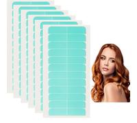 MOBOOY 72 PCS Double Sided Hair Extension Tapes Tabs - Tape in Hair Extensions Human Hair, Human Hairs Weft Replacement, Adhesive Extension Tapes for Wigs and Hairpieces Replacement(4 x 0.8cm)