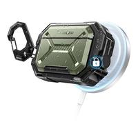 MOBOSI for AirPods Pro 3 Case [IP68 Waterproof Case for iPods Pro 3&Compatible with MagSafe] Military Grade Protective Earpods Pro3 Cover with Secure Lock, Keychain & Phone Stand (2025),Green