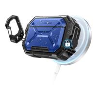 MOBOSI for AirPods Pro 3 Case [IP68 Waterproof Case for iPods Pro 3&Compatible with MagSafe] Military Grade Protective Earpods Pro3 Cover with Secure Lock, Keychain & Phone Stand (2025),Royal Blue