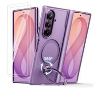 MOBOSI for Samsung Galaxy Z Fold 8 Ultra Case, 360 Spin Magnetic Ring Stand | 18FT MIL-Grade Protection, Fit for Magsafe, Hinge Protection, Magnetic Shockproof Phone Case, 2x HD Screen Protecter, Purple