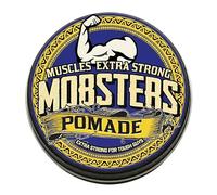 Mobsters Pomade for Men - Strong Hold, Matte Finish Water-Based Pomade for Men, Easy Wash Out, Non-Greasy, Long-Lasting Mens Hair Wax for Slick Back, Easy Wash Out, Compact Tin, Various Scents
