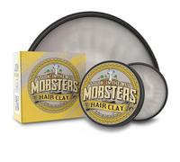 Mobsters Pomade for Men - Strong Hold, Matte Finish Water-Based Pomade for Men, Easy Wash Out, Non-Greasy, Long-Lasting Mens Hair Wax for Slick Back, Easy Wash Out, Compact Tin (Hair Clay)