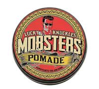 Mobsters Pomade for Men - Strong Hold, Matte Finish Water-Based Pomade for Men, Easy Wash Out, Non-Greasy, Long-Lasting Mens Hair Wax for Slick Back, Easy Wash Out, Compact Tin, Various Scents