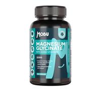 MOBU Magnesium Glycinate 1500mg with Vitamin B6 - 120 Vegan Capsules - High Strength - 315mg Elemental Magnesium - Pure with No Fillers or Binders UK Made