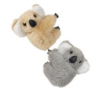 MOBUTOFU 1 Pair Cute Koala Plush Hair Clips for Women with Secure Clip Design and Multiple Styling Options, Hair Accessories for Different Occasions