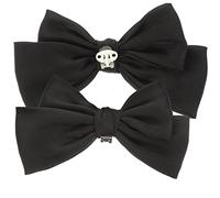 MOBUTOFU 1 Pair Elegant Bow Shoe Clips Decorative Bridal Shoe Accessories for High Heels Flats Sandals Reusable Clips for Weddings Engagements Special Occasions Retro Design