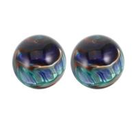 MOBUTOFU 1 Pair Hand Therapy Balls for Seniors and Adults, Resin Baoding Balls with Ergonomic Dimensions and Secure Grip, for Home outside Use, Classic Craftsmanship for Stress Relief