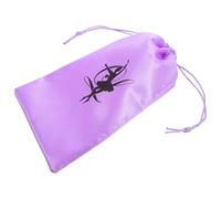 MOBUTOFU 1 Pair Satin Drawstring Dance Shoe Pouch Large Capacity Shoe Storage Bag for Soft-Soled Dance Footwear Stylish Elegant Design and Competitions