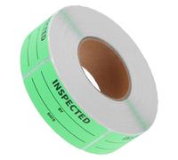 MOBUTOFU 1 Roll 500 Adhesive Inventory Labels 1 X 2.25 Inch Warehouse Management Inspection Stickers for Handling Shipping and Stock Control
