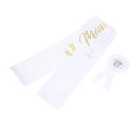 MOBUTOFU 1 Set Dad Badge Mom Sash Shower Decoration Chic Decorative Pins for Parents Lightweight Comfortable Sashes for Celebrating